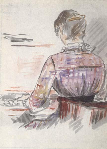 Edouard Manet Femme Jouant du piano (mk40) oil painting image